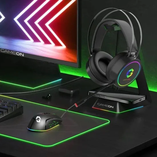 Gameon Got200A Thunderstrike Rgb Gaming Headset - Black